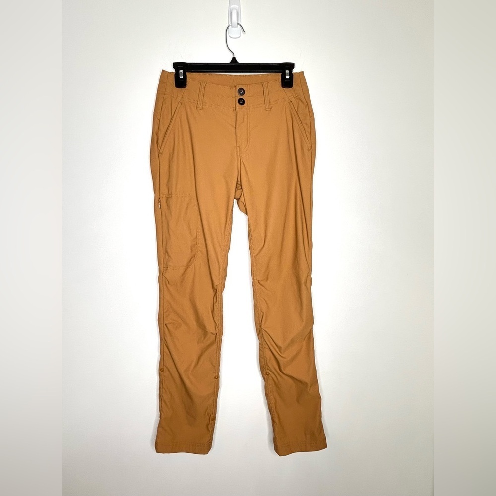 Prana Alana Pant Women’s Sz 6 UPF 50 Convertible Hiking Outdoors Earthy Granola